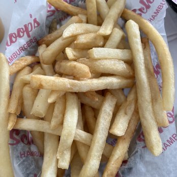 Schoops Hamburgers - a basket of french fries - Diners Near Me - Crown Point, Indiana