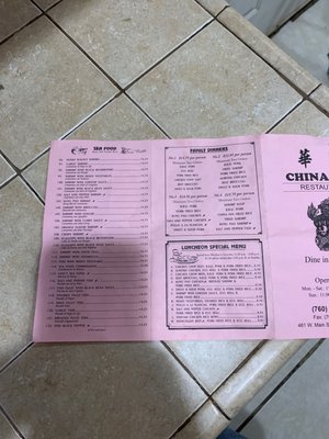 Menu photo 4 China Inn Restaurant Brawley, CA Menu photo 4 China Inn Restaurant Brawley, CA
