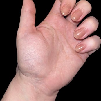 Clio Spa & Nails - OBSESSED with this color, totally okay with the transparency at the tip as a trade off for thinner nails - Nail Salons Near Me - Rolling Hills Estates, California