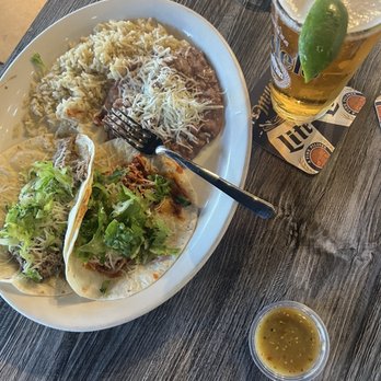 Maskadores Taco Shop - Flour taco plate - Mexican Near Me - Tempe, Arizona