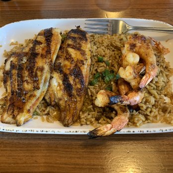 Orleans Seafood Kitchen - Grilled Catfish and grilled shrimp and rice - Cajun/Creole Near Me - Katy, Texas Orleans Seafood Kitchen - Grilled Catfish and grilled shrimp and rice - Cajun/Creole Near Me - Katy, Texas