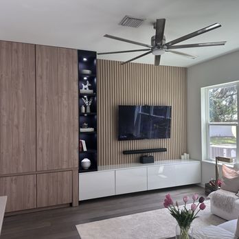 2you By Reidearte - Full tv media wall with lots of storage and hidden desk - Carpenters Near Me 2you By Reidearte - Full tv media wall with lots of storage and hidden desk - Carpenters Near Me