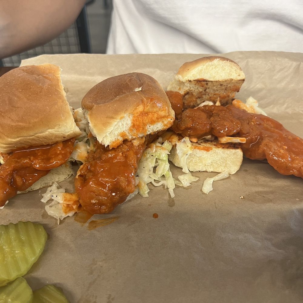 Blue Note - Buffalo Chicken Sliders! - Sports Bars Near Me - St. Louis, Missouri Blue Note - Buffalo Chicken Sliders! - Sports Bars Near Me - St. Louis, Missouri