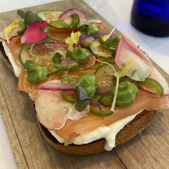 Hudson Garden Grill - Smoked salmon - New American Near Me - Bronx, New York