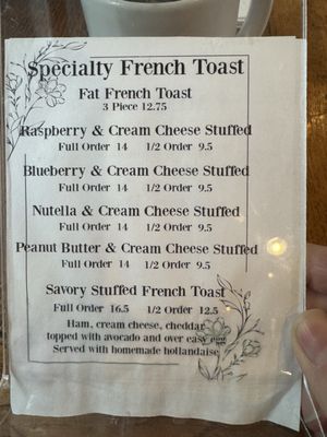 Menu photo 1 The Pump Cafe Springfield, OR