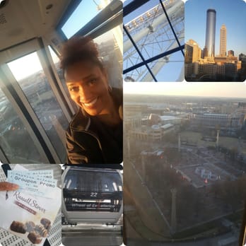 SkyView Atlanta - This is a collage of my view on the Wheel. It was amazing. - Amusement Parks Near Me - Atlanta, Georgia