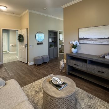 Parmer Woods at North Austin - Parmer Woods at North Austin | One-bedroom senior apartment living room - Assisted Living Facilities Near Me - Austin, Texas Parmer Woods at North Austin - Parmer Woods at North Austin | One-bedroom senior apartment living room - Assisted Living Facilities Near Me - Austin, Texas