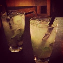 Mojitos dulces en el Café El Biografo