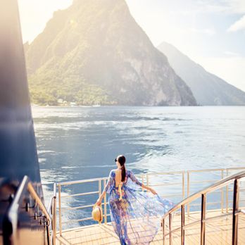 Travel Two Luxury - Ritz Carlton yacht cruising in St. Lucia - Travel Agents Near Me Travel Two Luxury - Ritz Carlton yacht cruising in St. Lucia - Travel Agents Near Me