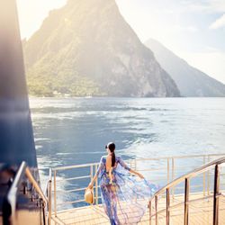 Travel Two Luxury - Ritz Carlton yacht cruising in St. Lucia