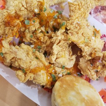 Popeyes Louisiana Kitchen - Chicken strips, spicy - Fast Food Near Me - Buffalo, New York Popeyes Louisiana Kitchen - Chicken strips, spicy - Fast Food Near Me - Buffalo, New York