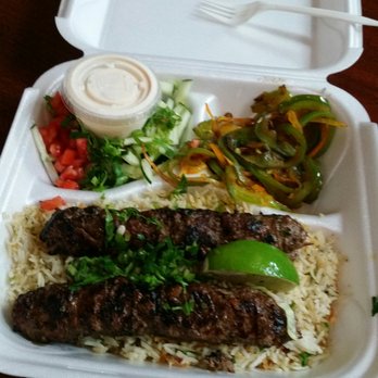 Bombay Kitchen - Lamb Kebab and rice. yummy! - Indian Near Me - Tucker, Georgia Bombay Kitchen - Lamb Kebab and rice. yummy! - Indian Near Me - Tucker, Georgia