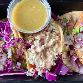 Barrio Queen - Choice of 3 Tacos, pork chile verde, camaron asado, carnitas - Mexican Near Me - Phoenix, Arizona