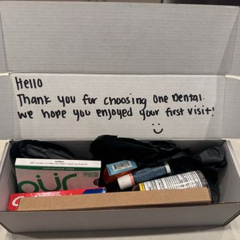 One Dental - Welcome kit - General Dentistry Near Me - San Jose, California One Dental - Welcome kit - General Dentistry Near Me - San Jose, California