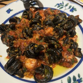 Rocca - TORCHIO NERO all' ARRABBIATA octopus, calabrian chili, bottarga - Italian Near Me - Tampa, Florida Rocca - TORCHIO NERO all' ARRABBIATA octopus, calabrian chili, bottarga - Italian Near Me - Tampa, Florida
