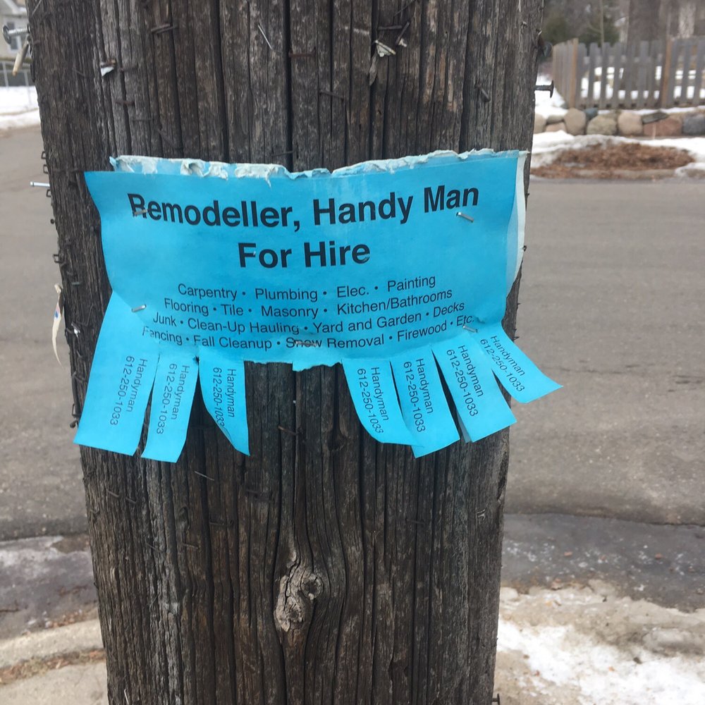 Mark the Handyman - His calling card. - Handyman Near Me Mark the Handyman - His calling card. - Handyman Near Me