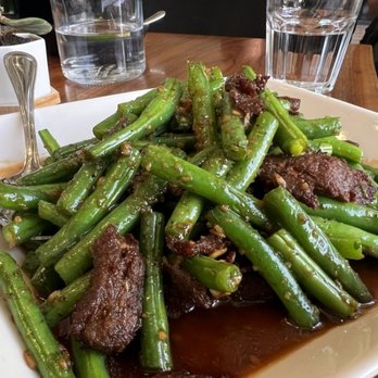 Love - Beef and Green Beans at Love - Vegan Near Me - West Hollywood, California