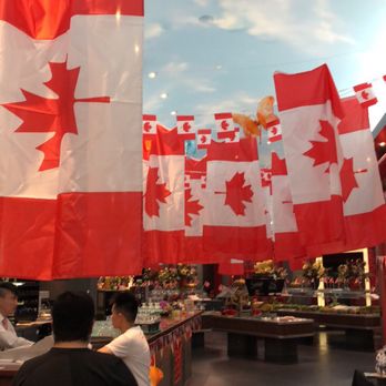 Mandarin Restaurant - Mandarin during its Canada month celebrations! They had food that showed their Canadian pride - Buffets Near Me - Kingston, Ontario