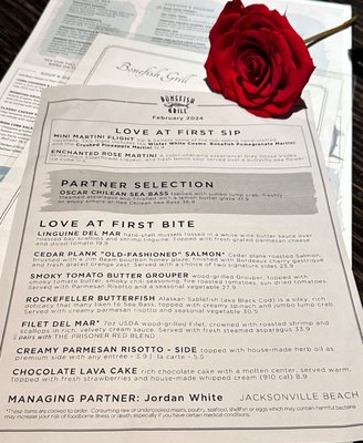 Menu photo 5 Bonefish Grill Jacksonville Beach, FL