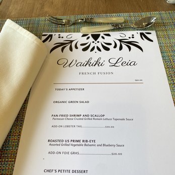 Waikiki Leia - Set menu3-12-22 - Wedding Chapels Near Me - Honolulu, Hawaii Waikiki Leia - Set menu3-12-22 - Wedding Chapels Near Me - Honolulu, Hawaii