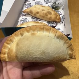 No marking on this empanada No marking on this empanada