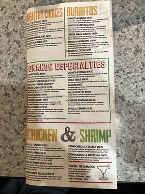 Menu photo 5 Rancho Grande Restaurant Olive Branch, MS Menu photo 5 Rancho Grande Restaurant Olive Branch, MS