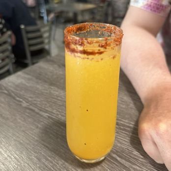 The Brunch House - Mango mimosa with a tajin rim - Breakfast & Brunch Near Me - Temecula, California