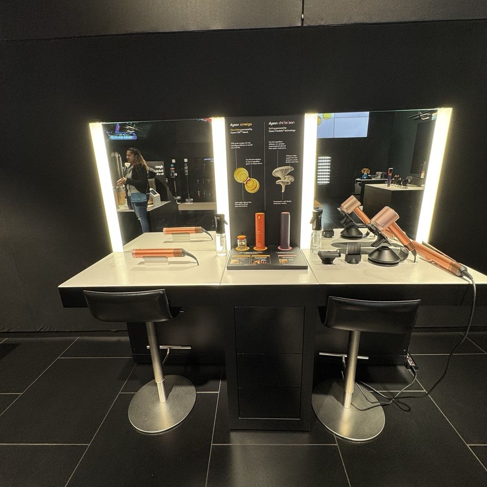 Dyson Demo Store - This is where you can try the products on yourself. This helped me make my decision. - Appliances Near Me - Santa Clara, California Dyson Demo Store - This is where you can try the products on yourself. This helped me make my decision. - Appliances Near Me - Santa Clara, California