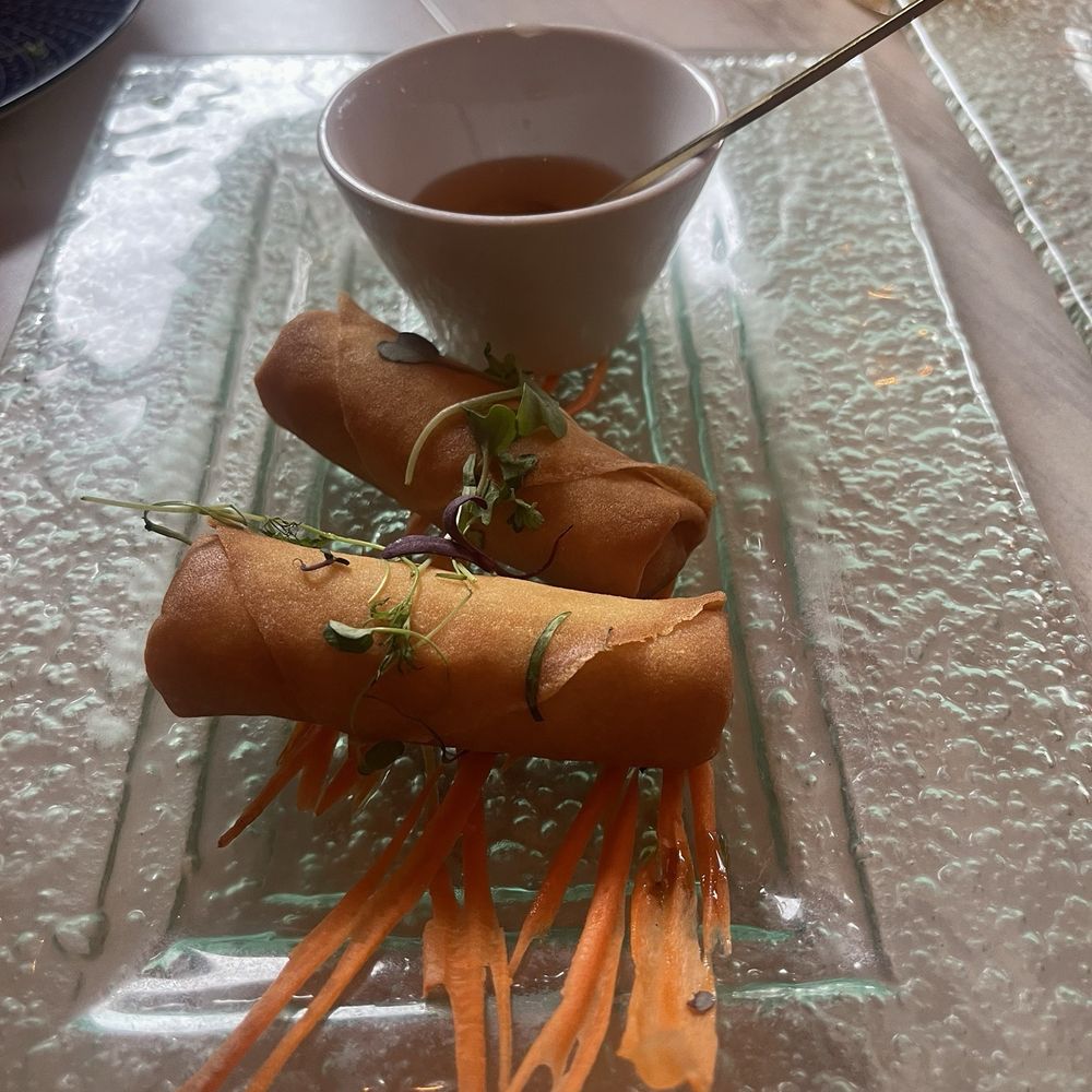 Charm Thai Restaurant - Vegetable Eggrolls (4) missing a few before I could get a pic - Thai Near Me - Portland, Oregon