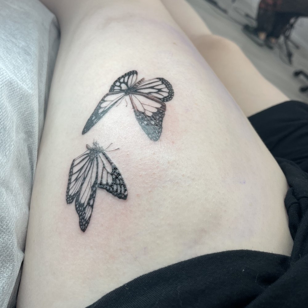 Gee Ink Tattoo - About halfway through my session, before color - Tattoo Near Me - Alhambra, California Gee Ink Tattoo - About halfway through my session, before color - Tattoo Near Me - Alhambra, California