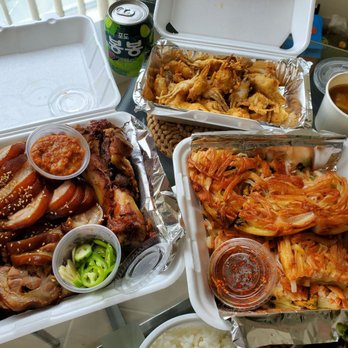 Cherry's Food House - Korean simmered pork feet, seafood pancake, and mini crabs. - Asian Fusion Near Me - Richmond, British Columbia Cherry's Food House - Korean simmered pork feet, seafood pancake, and mini crabs. - Asian Fusion Near Me - Richmond, British Columbia