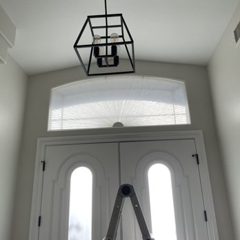 Day and Night Blinds - Arch window done in a light filtering honey comb shade - Shades & Blinds Near Me - Henderson, Nevada Day and Night Blinds - Arch window done in a light filtering honey comb shade - Shades & Blinds Near Me - Henderson, Nevada