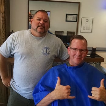Classic Barbers - Jim with another happy customer! - Barbers Near Me - Sarasota, Florida Classic Barbers - Jim with another happy customer! - Barbers Near Me - Sarasota, Florida