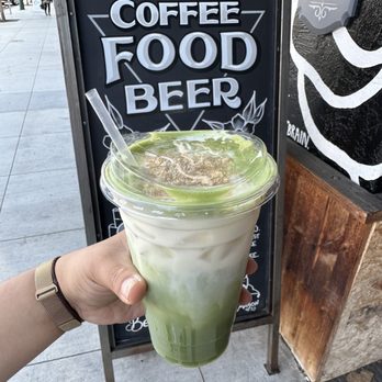GrindHouse - Banana Cream Matcha Latte - Cafes Near Me - Chula Vista, California