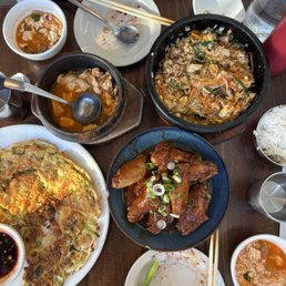 The spread!