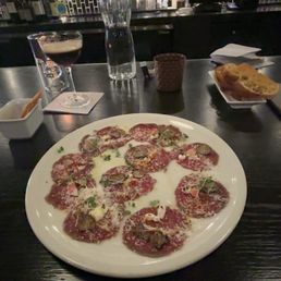 Waygu carpaccio Waygu carpaccio