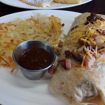 Sweet Desert Cafe - Porky breakfast burrito with hash browns - Cafes Near Me - Tempe, Arizona Sweet Desert Cafe - Porky breakfast burrito with hash browns - Cafes Near Me - Tempe, Arizona