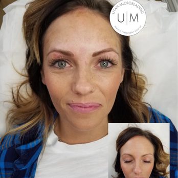 Utah Microblading - From 90's rainbow Brows to a classic fit for a heart shape face! - Makeup Artists Near Me - South Jordan, Utah