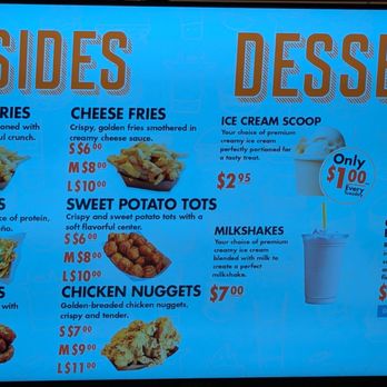 Holy Burger - Sides including chicken nuggets, fries, rings & sweet 'tato tots, desserts including brownies, cookies and milkshakes. - Burgers Near Me - Cheektowaga, New York