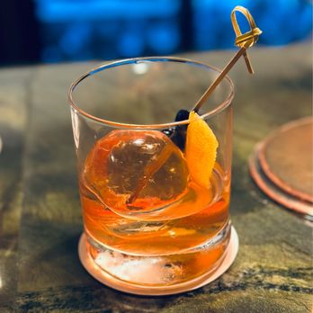 Cipresso - a drink with an orange garnish - Italian Near Me - Hollywood, Florida