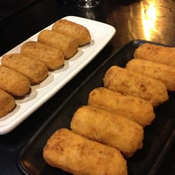 Snooker - Croquetas de ibérico y de boletus