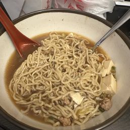 Mabo ramen with extra noodles Mabo ramen with extra noodles