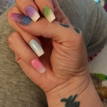 Beverly Nail Salon - Multicolor ombré. - Nail Salons Near Me - Austin, Texas