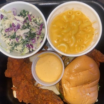 Dave's Hot Chicken - My order: Altogether this #3 plus and extra side was around $19.00 - Chicken Shop Near Me - Lancaster, California Dave's Hot Chicken - My order: Altogether this #3 plus and extra side was around $19.00 - Chicken Shop Near Me - Lancaster, California