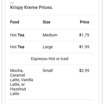 Krispy Kreme - Tea - Donuts Near Me - Beaverton, Oregon Krispy Kreme - Tea - Donuts Near Me - Beaverton, Oregon
