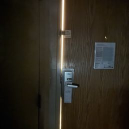 Door with no seal.