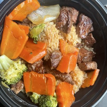 100 Hibachi & Sushi - Beautiful dish-Hibachi Rice & Filet Mignon. - Japanese Near Me - Hixson, Tennessee 100 Hibachi & Sushi - Beautiful dish-Hibachi Rice & Filet Mignon. - Japanese Near Me - Hixson, Tennessee