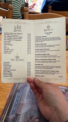 Menu photo 2 La Dolce Vita Kilmainham, D Menu photo 2 La Dolce Vita Kilmainham, D