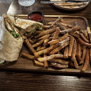 Dodo Bird Kitchen and Cocktails - Club Clucker Wrap and Fries - Cocktail Bars Near Me - Scottsdale, Arizona Dodo Bird Kitchen and Cocktails - Club Clucker Wrap and Fries - Cocktail Bars Near Me - Scottsdale, Arizona