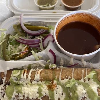 Takos - FLAUTAS AHOGADAS - Tacos Near Me - Bellflower, California